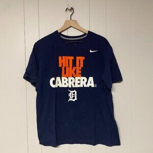 Men's Nike "Hit It Like Cabrera" Tee, Detroit Tigers, Large.